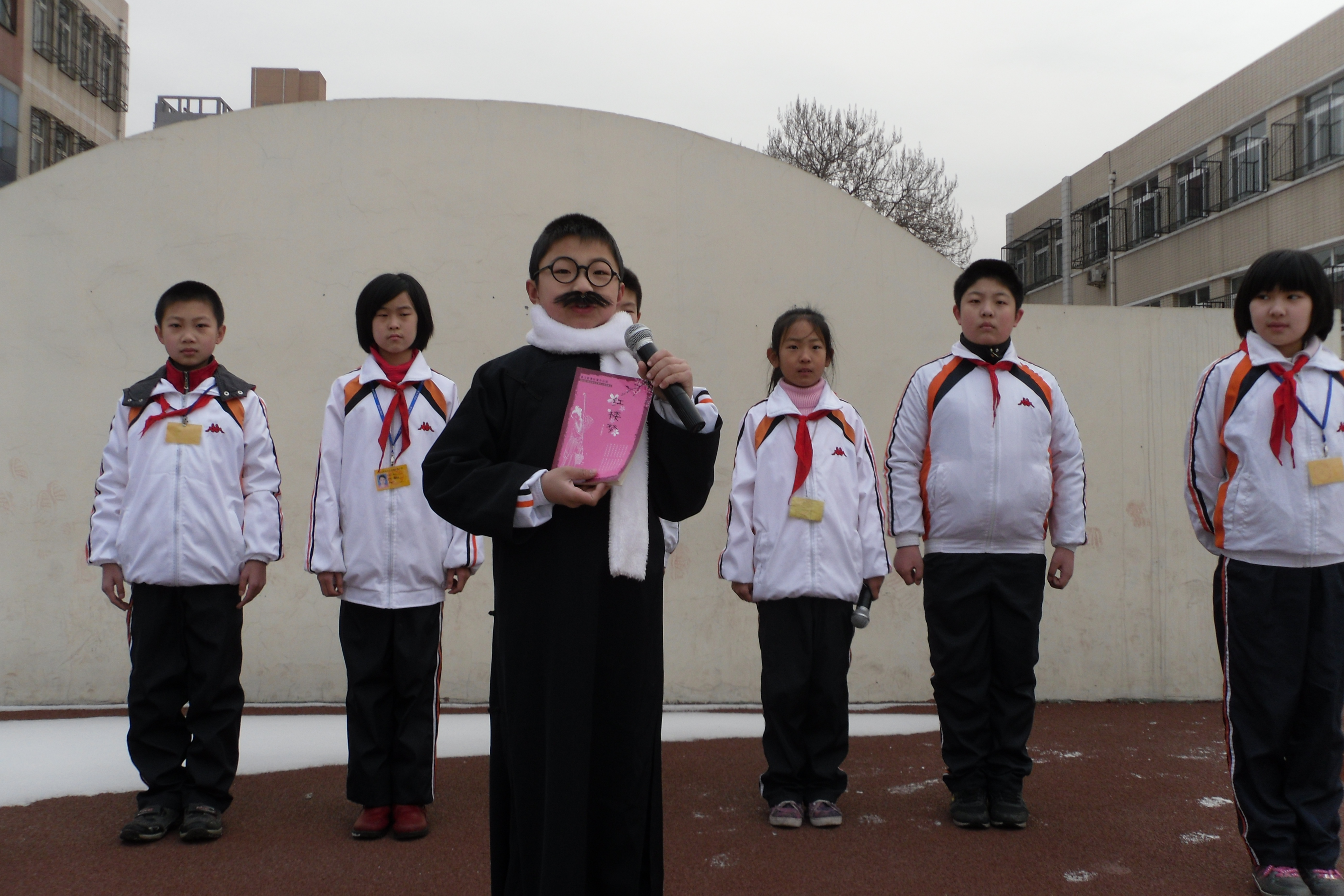 唐山市路北区兴盛丽景小学红色升旗仪式