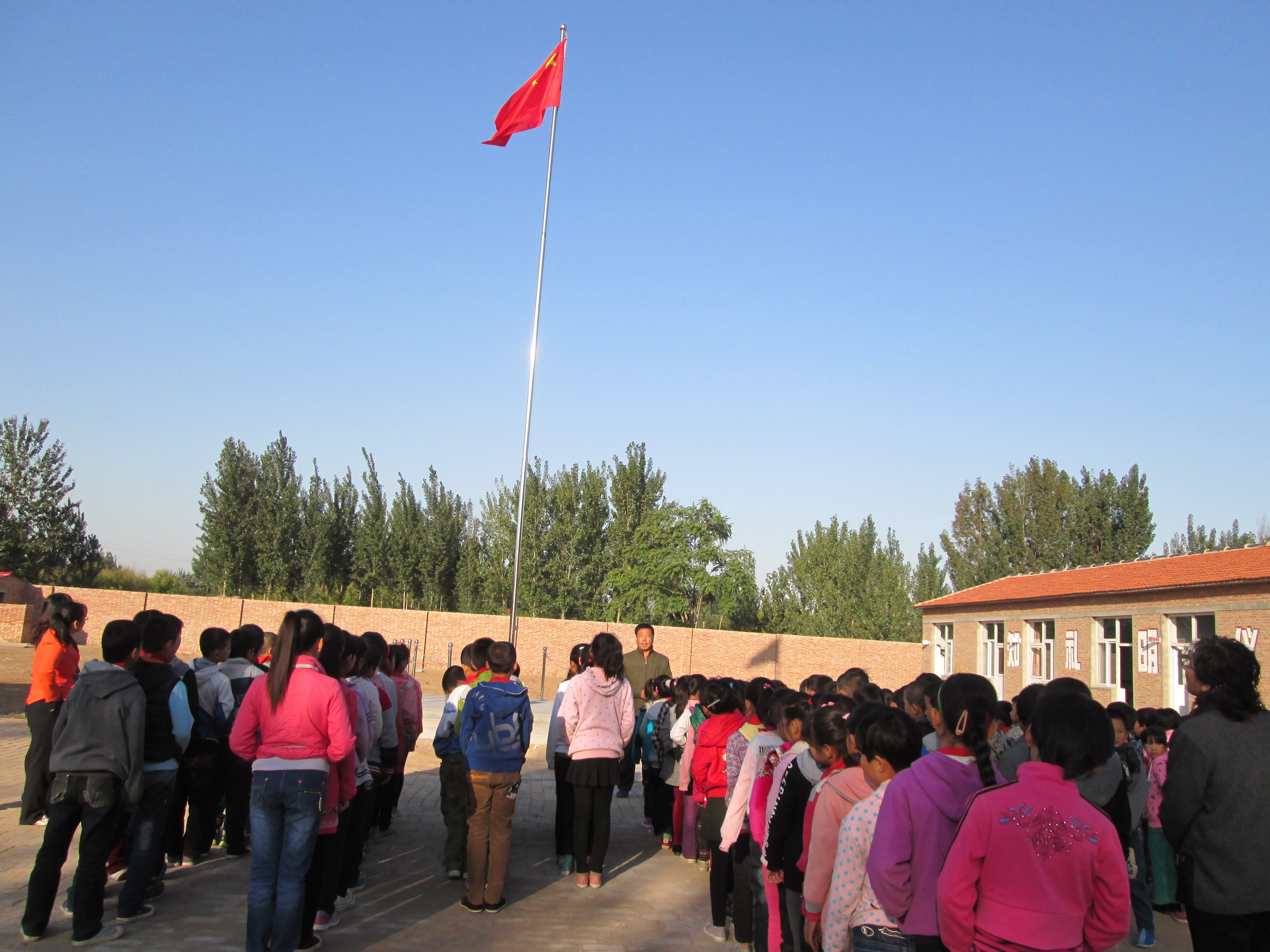 河北省沧州青县新兴镇史庄子学校庆祝中国少年