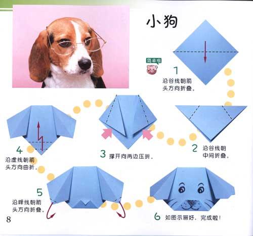 巧手坊折纸图片之小狗